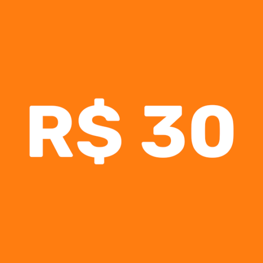 Doe R$ 30,00 / mês
